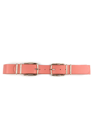 Double Sided Metal Smooth Buckle Belt