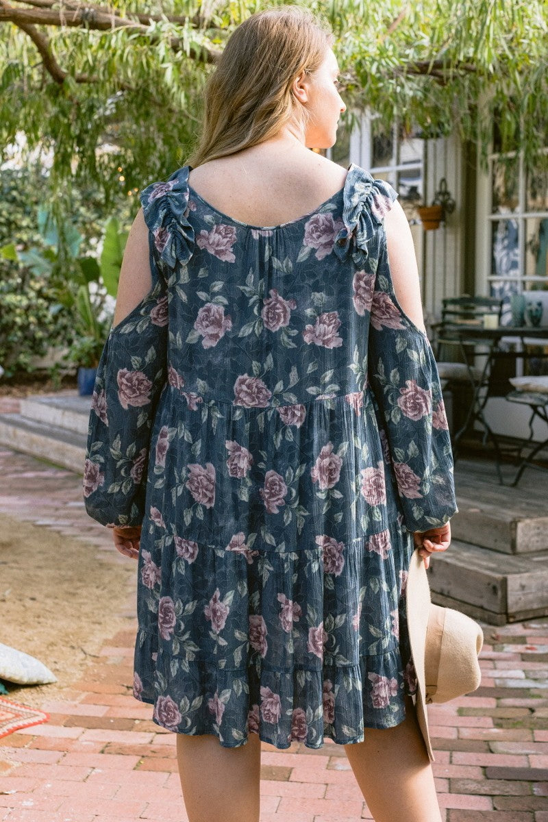 Floral Printed Babydoll Dress